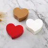 Parti Malzemeleri 1000 PCS Kalp Şeklini Boş Kraft Kağıt Kartı Hediye Etiketi Etiketi DIY Partisi Düğün El Sanatları 20220929 E3
