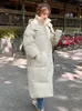 Dames omlaag parka's 30 graden winter vrouwen lange jassen casual capuchon dikke warme winddichte jas mode vrouwelijk outparden lange parka's 220929