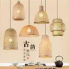 Hanglampen moderne bamboe rattan kroonluchter gepersonaliseerde creatieve el Japanse pot restaurant theehouse Chinese lantaarns