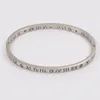 Chiffres romains Bracelet Designer de luxe Bracelets Titane Acier Or belcher Argent diamant charme Amour Bracelets pour Femme Hommes Bijoux
