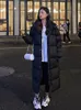 Womens Down Parkas Vielleicht Solid Color Long Straight Winter Coat Casual Women Parkas Clothed Stylish Winter Jacka Female Outerwear 220929