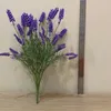 장식용 꽃 목회 시뮬레이션 보라색 라벤더 인공 꽃 가정 장식 거실 식탁 배열 보석