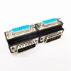 Connettori 90 gradi verso il basso angolato DB15 VGA 15 pin maschio a femmina convertitore accoppiatore adattatore/2 pezzi