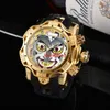 22 Luxury merken ongeslagen reserve Venom DC Comics Clown Rubber Strap 52mm Men's Quartz Watch Reloj Hombres