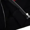 Hip Hop Zip Up Hoodie Sweatshirt Y2K Harajuku broderi Pixel M￶nster Pullover ￖverdimensionerad huva jacka Coat Fashion Loose Tops