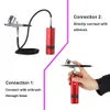 Spray Guns Quality Arrival TM80S Wireless Airbrush With Compressor Kit 32Psi Auto Start Stop Mini Portable Cordless Personal 220928