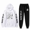 Survêtements pour hommes Anime Jujutsu Kaisen Ensemble à capuche Pantalons décontractés Ensembles pour hommes Imprimer Manches longues Survêtement Pantalons de survêtement Anime Graphics Vêtements imprimés G220927