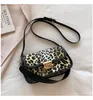 Bolsos de noche Diseñador de la marca Leopard Impreso Bolso de hombro de las mujeres Moda Bolso simple Pequeño cuadrado Crossbody