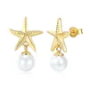 Stud￶rh￤ngen Stillhouse Du ￤r en stj￤rna 925 Sterling Silver Shining Light Shape With Shell Pearl For Women Gifts
