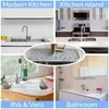Bath Mats Faucet Absorbent Mat Sink Splash Guard Silicone Drainage Drying Pad Kitchen Countertop Protection