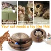 Gato brinquedos brinquedo para animais de estimação multifuncional com bola engraçado scratcher placa proteger móveis gatos perseguir animais de estimação interativos track4458248