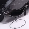 겨드랑이 어깨 가방 여성 핸드백 지갑 밝은 정품 가죽 지퍼 클로저 삼각형 기호 패션 편지 고품질 솔리드 컬러 지갑