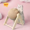 Cat Furniture Scratchers Wheel Tree Tower Scratcher Ball Toy Kitten Sisal Rope Board Slipning Paws Toys Scratching Post Pet Supplies 220928