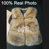 Женский меховой искусство Hjqjljls 2022 Осень Новая Женщина Raccoon Dog Vest Женская пушистая куртка Ry Ljls132 T220928