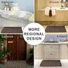 Bath Mats Cobblestone Bathroom Mat Absorbent Non-slip Carpets Embossed Memory Foam In Floor Rug Shower Room Doormat Decor