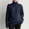 Women Sweters Komiyama 6 Kolory Turtleeck Kobiety Swetery długie rękaw