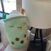 1pc Boba Plushies Bubble Tea giocattoli di peluche Kawaii peluche cuscino a forma di tazza vita reale cibo farcito morbido cuscino posteriore regalo di compleanno per bambini