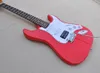 Red 6 Strings Guitar Electric With Rosewood Fretboard 22 Frets