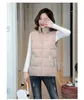 Women's Trench Coats Vest Female Winter Korean Student Large Size Waistcoat Shoulder Sleeveless Jacket