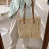 Duffel Bags Women Beach Bag Bohemian Semester för shopping och resande avslappnad stor kapacitet Lady Handgjorda vävande axlar243w