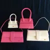 Luxurys designers Womens Mens Flap Clutch Shoulder Bag Classic Jacquems Le Bambino Baguette Leather Envelope Totes Fashion Handbag Crossbody Bags Wallet Handväskor