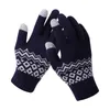Gants de cyclisme hiver hommes/femmes chaud Jacquard Stretch tricot femme impression magique accessoires laine doigt complet épaissir mitaines