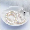 Beaded Necklaces Genuine Freshwater Pearl Choker Necklace for Women Natural Pearl Fine Jewelry Birthday Gifts Wholesale 220929