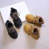 Stiefel Herbst Winter Kinder Jungen Mädchen Schuhe Britischer Stil Kind Knöchel Kleinkind Kampf Warme Wasserdichte Kurze T220928