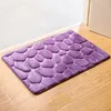 Tapis de bain 40 60cm tapis pavé absorbant anti-dérapant salle de bain maison tapis pour cuisine chambre porte d'entrée tapis doux fournitures