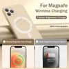 Étuis pour téléphones cellulaires UTOPER Square Silicone pour Magsafe Magnetic Wireless Charge Case pour iPhone 13 14 12 11 Pro Max XS Mini X XR 8 Plus Couverture arrière T220929