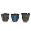 Cups Saucers Creative Temmoku Glaze Kiln Tea Cup Ceramic Office Drinkware Household Master Set Water Gift Small Bowl