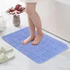 Bath Mats Bathroom Mat Non-slip Bathtub Side Floor Rug Shower Room Doormat Memory Foam Coral Fleece Carpet Strong Water Absorption Pad