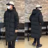 22SS Down Jacket Noeth Designer Long Coat Fashion Thicking Par Hoodie Parka Coats Casual Windbreaker