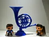 Dekorativa objekt Figurer Hur jag tr￤ffade ditt mamma Blue French Horn Harts Home Desk Gift 220928