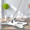 MOPS Düz X-Type Zemin Mop 3 Değiştirilebilir Bez Kafaları 360 Derece Sıkma Mop Elsiz Yıkama Evi Tembel Mop Ev Temizleme Aracı 220928