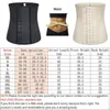 Damen-Shapewear, starker Latex-Taillentrainer, Workout, Sanduhrgürtel, Cincher-Trimmer, langer Torso, Fajas, 9 Stahlknochen, 220104