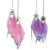 Decorações de interiores Mini Dream Catcher Car Acessório de pingente para meninas espelho pendurado decoração de casa Lucky ornament