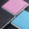 Dernier porte-étui à cigarettes en plastique coloré boîte de couverture de stockage de tabac à herbes sèches pince en métal portable coque de protection innovante étuis à fumer