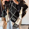 Luksusowa marka kaszmirowa projektant szalika zima paszmina kobiety szaliki mody liter