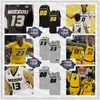 Новый баскетбол в колледже носит 2022 NCAA Custom Mizzou Missouri Tigers, сшитая баскетбольную майку колледжа 24 KO BE BREAN 2 Шон Дуругордон 1 A