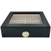 2022 Tillverkare Partihandel Cigarbox Cedar Wood Humidor Box stor kapacitet hygrometer hemmakontor cigarfodral f￶rvaring