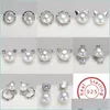 Stud 8 Styles Pearl Earrings S925 Sterling Sier Stud Summer Style 6-7mm For Women Girl Diy Wedding Present Drop Delivery 2021 Jewelry BDE DH9QV