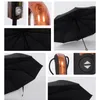 Umbrellas Classic English Style Men Automatic 10Ribs Strong WindResistant 3 Folding Rain Business Male Quality Parasol 220929