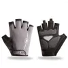 Cykelhandskar 1Pair Half Finger Men Lady Cycle Weight Lifting Train Driving Glove Weightlifting Equipment Training For Unisex