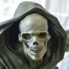 Dekorativa f￶rem￥l Figurer D￶dskelettstatyer Harts Hantverk Skulptur Hem Tr￤dg￥rdsg￥rd Dekoration f￶r Yard Halloween Party Skull Ornament 220928