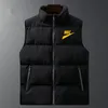 2022 Vinterh￶sten M￤ns ￤rml￶s Vest Jacket Brand Letter Print Casual Fashion Waistcoat Plus Size Windproof Outdoor Warm Coats Man