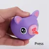 Funny Toys Talking Animal Pinch Press Ball Tongue Out Stress Reliever for Kids Adult Baby Toy Soft Rebound Slow Rising 1116