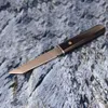 Specialerbjudande R8319 Survival Straight Knife VG10 Damascus Steel Tanto Point Blade Rosewood with Steel Head Handhands Fasta blad Knives inklusive trähölje