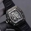 Watches Wristwatch Designer Luxury Mens Mechanics Watches Richa Milles Wristwatch Business Leisure RM055 Automatic Mechanical Black Carbon 1rjo