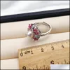 Solitaire Ring Natural Freshwater Pearl Ring 36 Styles Diy Fashion Jewelry Wedding Rings S925 Sier For Female Gift Drop Delivery 2021 Dhydk